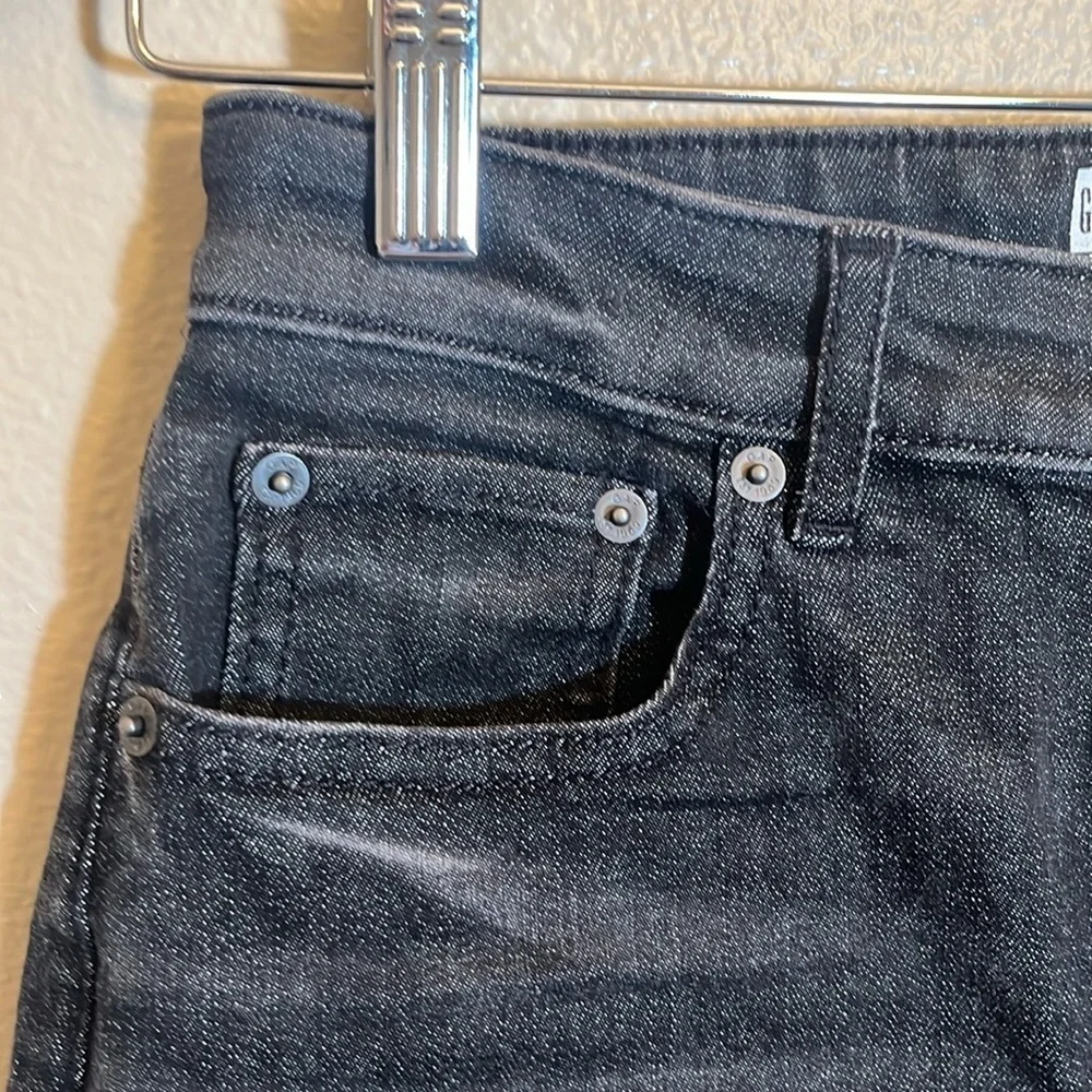 NWT Gap Sky High Skinny Ankle Raw Hem Denim Jeans